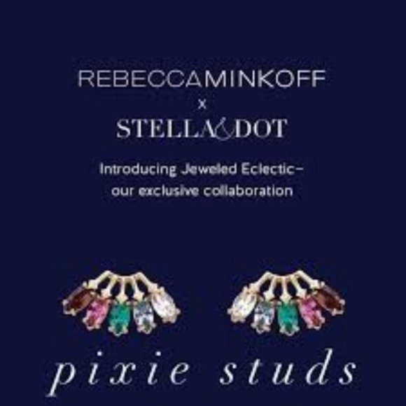 Rebecca Minkoff Jewelry - Stella & Dot x Rebecca Minkoff | Retired Colorful Crystal Pixie Studs